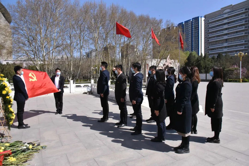 石家庄国际会展中心开展清明祭扫活动
